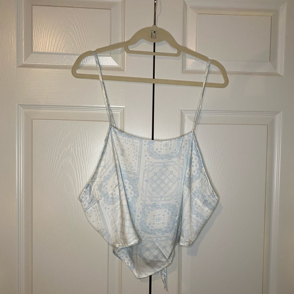 Plus Size Scarf Styled Crop Top by BP - Size 2x